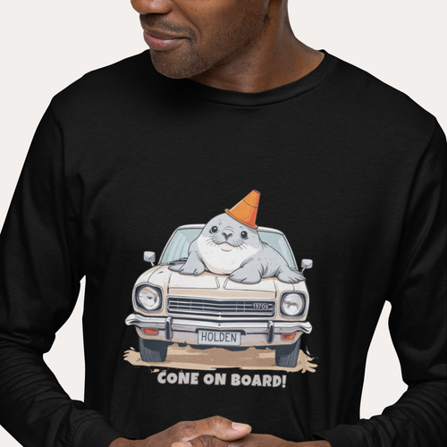 Neil the Seal - Cone on Board Long Sleeves