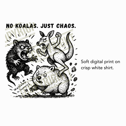 No Koalas Just Chaos Tee
