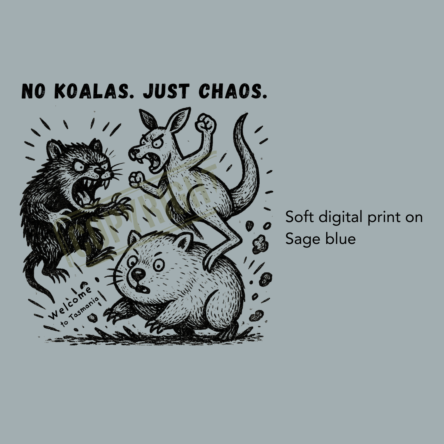 No Koalas Just Chaos Tee